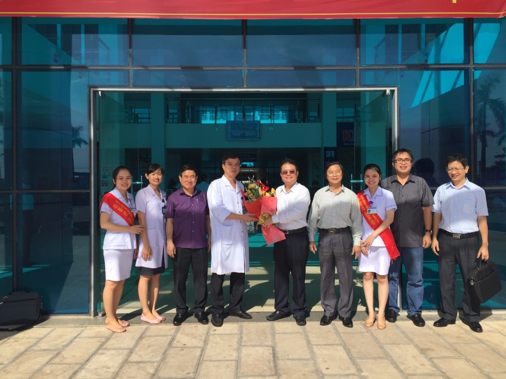 Đón PGS.TS. Phạm Lê Tuấn - Thứ trưởng Bộ Y tế đến làm việc tại BVĐK tỉnh