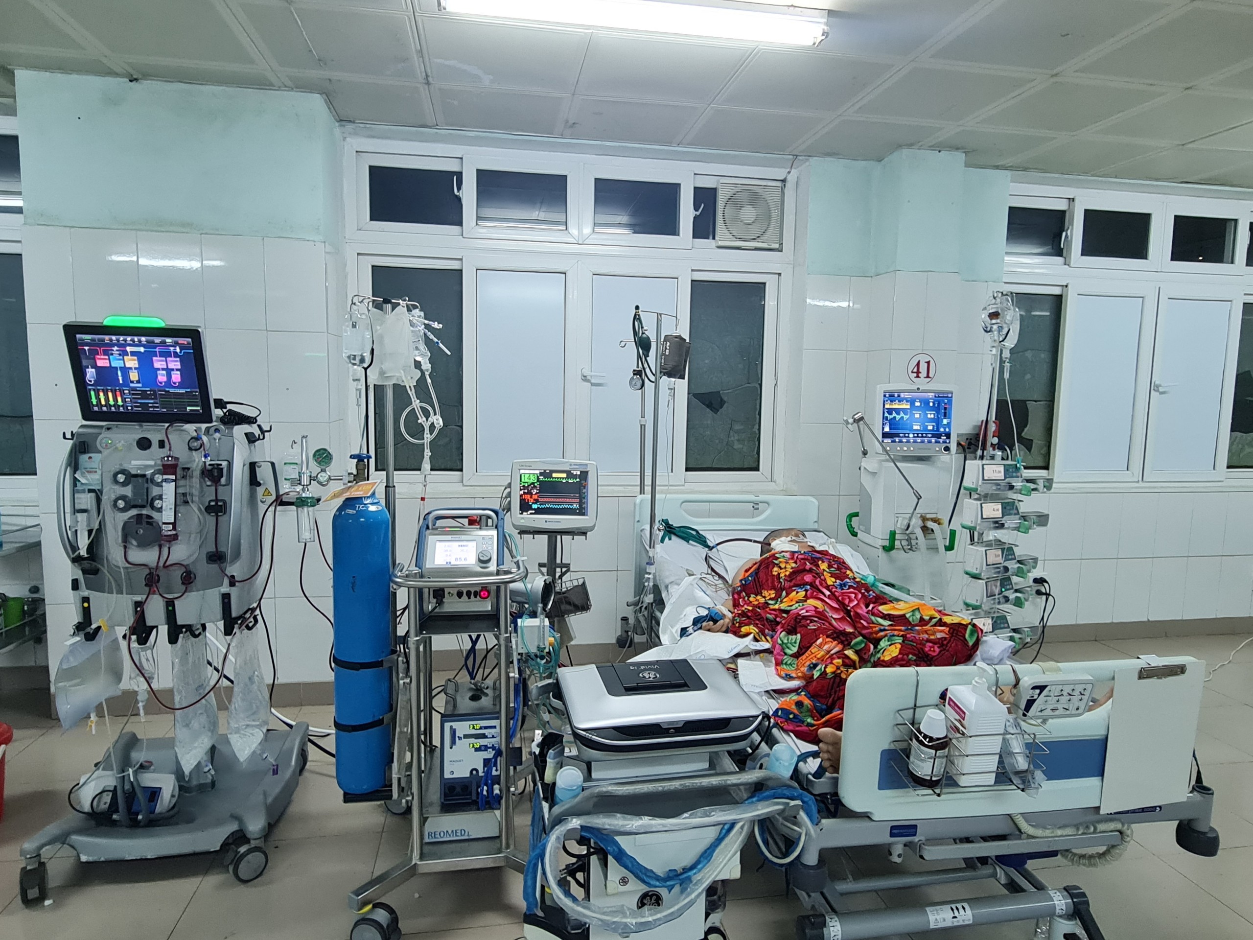 Sau thời gian điều trị tích cực, bệnh nhân hồi phục thần kỳ.