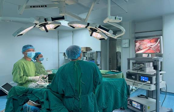 Phẫu thuật nội soi điều trị sa sinh dục tại Bệnh viện Đa khoa tỉnh Quảng Trị