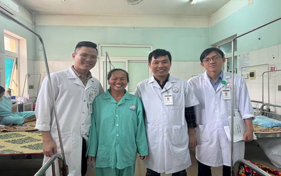 Bệnh nhân sau phẫu thuật được phục hồi nhanh chóng